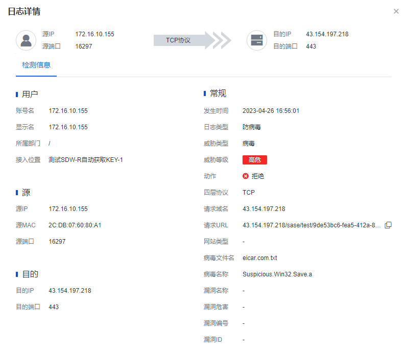 防病毒 云安全访问服务SASE 深信服技术支持